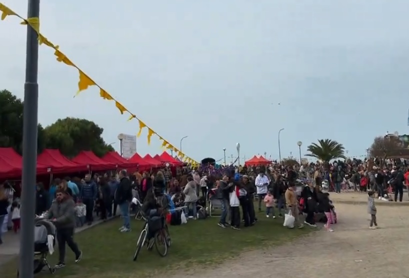 Video: multitudinario festejo del Día del Niño en Mar del Plata ...